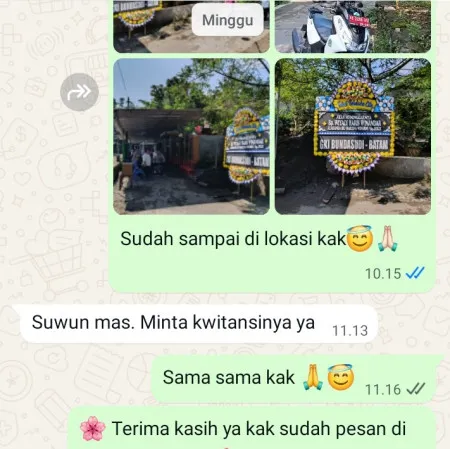 Pengiriman Papan Bunga Duka Tambi Sliyeg
