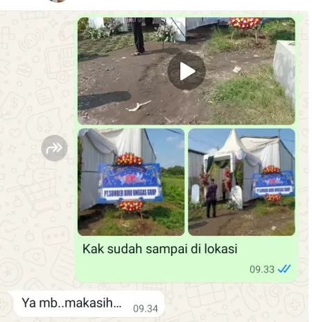 Pengiriman Karangan Bunga Tambi Sliyeg