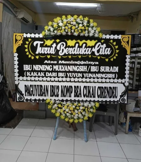 Papan Bunga Duka Tambi Sliyeg